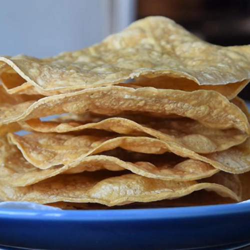 Tostadas - Mexican Crispy Pancake