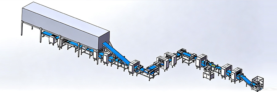 MGPS-900 Automatic Laminating Pastry Sheet forming production line
